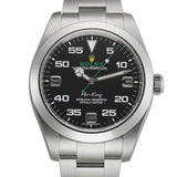 40mm Steel Black Dial Rolex Serviced