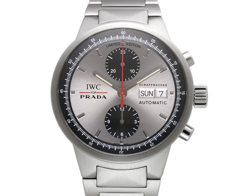 39mm Chronograph Steel Silver Dial Limited Edition For Prada