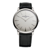 40mm 18k White Gold Manual Wind