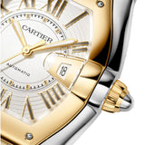 35mm Medium Steel & 18k Yellow Gold White Dial