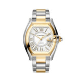 39mm Large Steel & 18k Yellow Gold White Dial