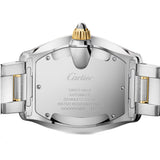 39mm Large Steel & 18k Yellow Gold White Dial