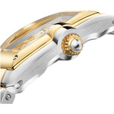 39mm Large Steel & 18k Yellow Gold White Dial