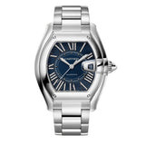 39mm Large Stainless Steel Blue PVD Dial
