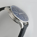 41mm Chronograph Steel Blue Sunburst Dial