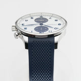 41mm Chronograph Stainless Steel White Dial