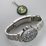 41mm Date Steel Black Dial