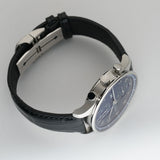 41mm Chronograph Steel Blue Sunburst Dial