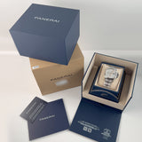 38mm Luminor Due Luna Steel White Dial