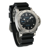 44mm QuarantaQuattro Steel Black Dial