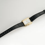 22mm Ladies 18k Yellow Gold White Dial