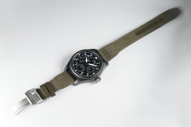 48mm Big Pilot Perpetual Calendar Top Gun Black Dial