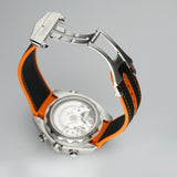 46mm Planet Ocean 600M Chrono Steel Black Dial 2019