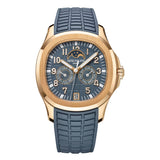40mm Luce Annual Calendar 18k Rose Gold Blue-Grey Dial
