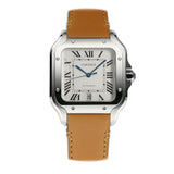 40mm Large Steel Silver Dial