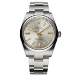 41mm No-Date Silver Dial