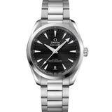 38mm Aqua Terra Steel Bracelet Black Dial