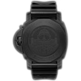 47MM Carbotech Marina Militare Black Dial on Black Strap