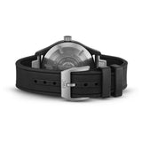 41mm Top Gun Ceramic Black Dial On Rubber Strap