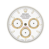40mm 18k Yellow Gold Ceramic Bezel White Dial Oysterflex