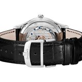 39mm Master Ultra Thin Reserve De Marche Steel Silver Dial