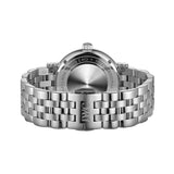 34mm Stainless Steel Blue Diamond Dial On Bracelet