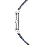 21mm Classic Monoface Stainless Steel Blue Strap