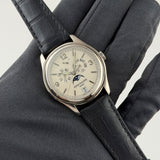 39mm Annual Calendar 18k WG Ivory Dial Deployant