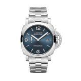 44mm Light Blue Dial Stainless Steel  Bracelet