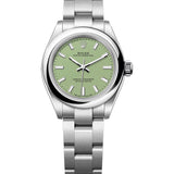 28mm No-Date Stainless Steel Pistachio Dial