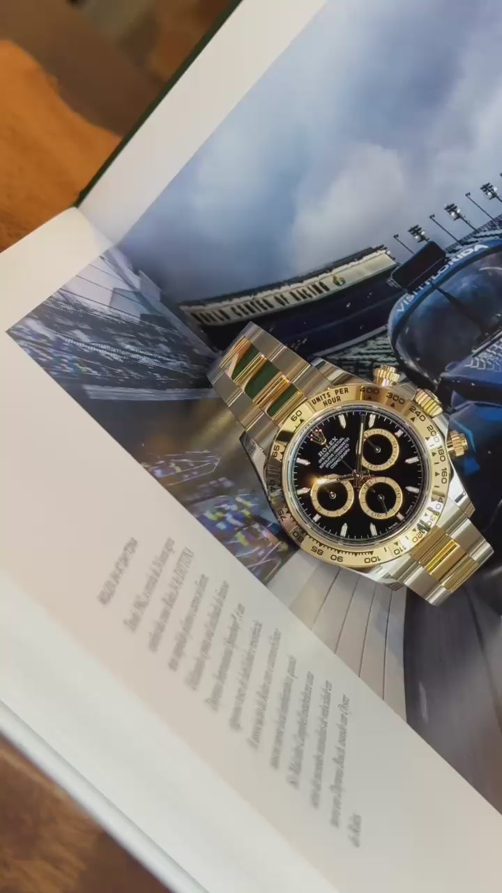Rolex Daytona Steel and Yellow Gold Bezel Black Dial 126503-0003
