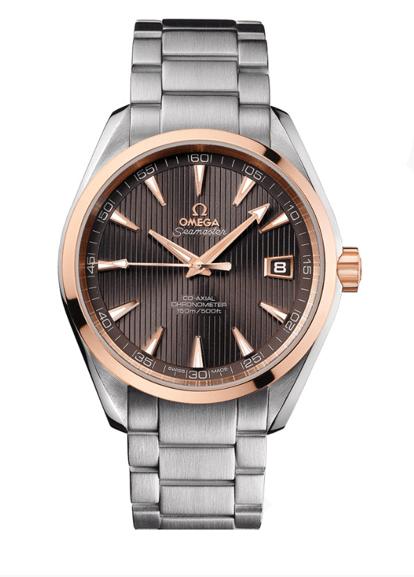 Aqua Terra 150m Co-Axial Chronometer 42 mm Grey Dial On Bracelet
