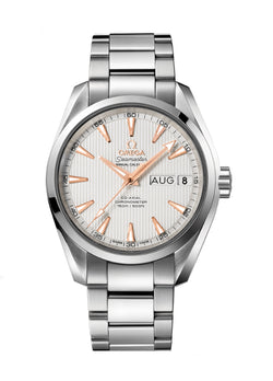 Aqua Terra 150m Co-Axial Chronometer Annual Calendar 39mm Silver Dial On Bracelet