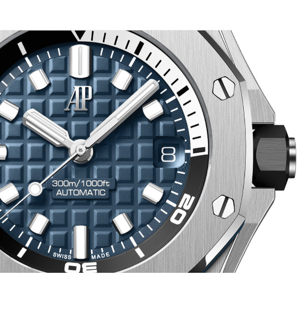 Diver Stainless Steel 42mm Blue Dial