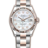 31mm Steel & Everose Gold MOP Mother Of Pearl Diamond Dial Oyster