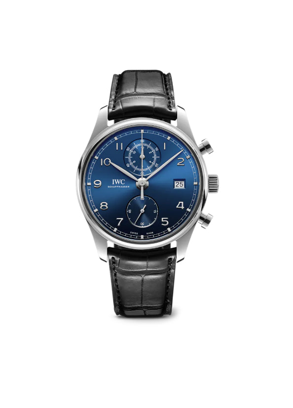 Portugieser Chronograph Classic Stainless Steel 42mm Blue Dial