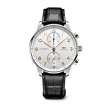 Portuguese Chronograph Stainless Steel 41mm Silver Plated Dial
