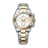 40mm 18k Steel and Yellow Gold White Dial Caliber 4131