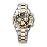 40mm Steel and Yellow Gold Black Diamond Dial Caliber 4131
