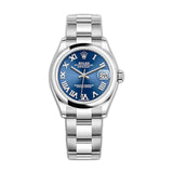 31mm Steel Blue Roman Dial Oyster Bracelet