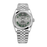 36mm Steel Wimbledon Roman Dial Jubilee Bracelet