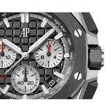 43mm Chronograph Stainless Steel Ceramic “Méga Tapisserie” Black Dial