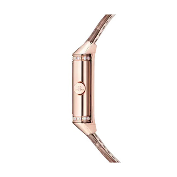 Reverso Duetto Classic 24mm Pink Gold Diamond Bezel Automatic