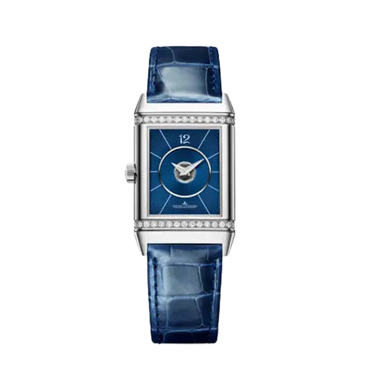 Reverso Duetto Classic 24mm Stainless Steel Diamond Bezel Automatic