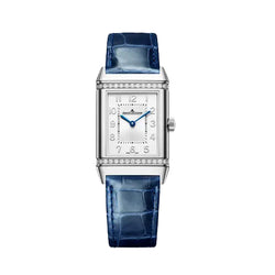 Reverso Duetto Classic 24mm Stainless Steel Diamond Bezel Automatic