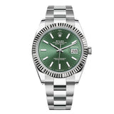 41mm Steel Mint Green Dial Fluted Bezel Oyster