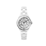 33mm Ceramic Black Blush White Dial