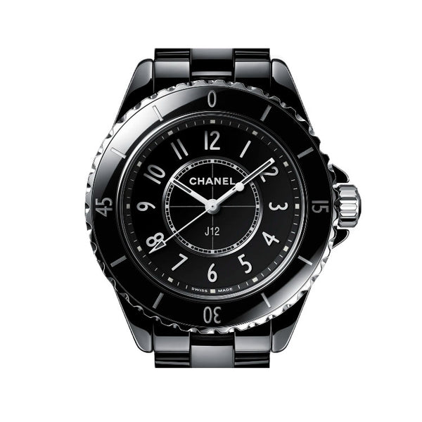 Chanel J12 Automatic 38mm Diamond Dial White Ceramic Women's Watch H5705