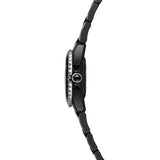 Ceramic "Phantom" Black Dial 33mm Steel Bezel Bracelet Quartz