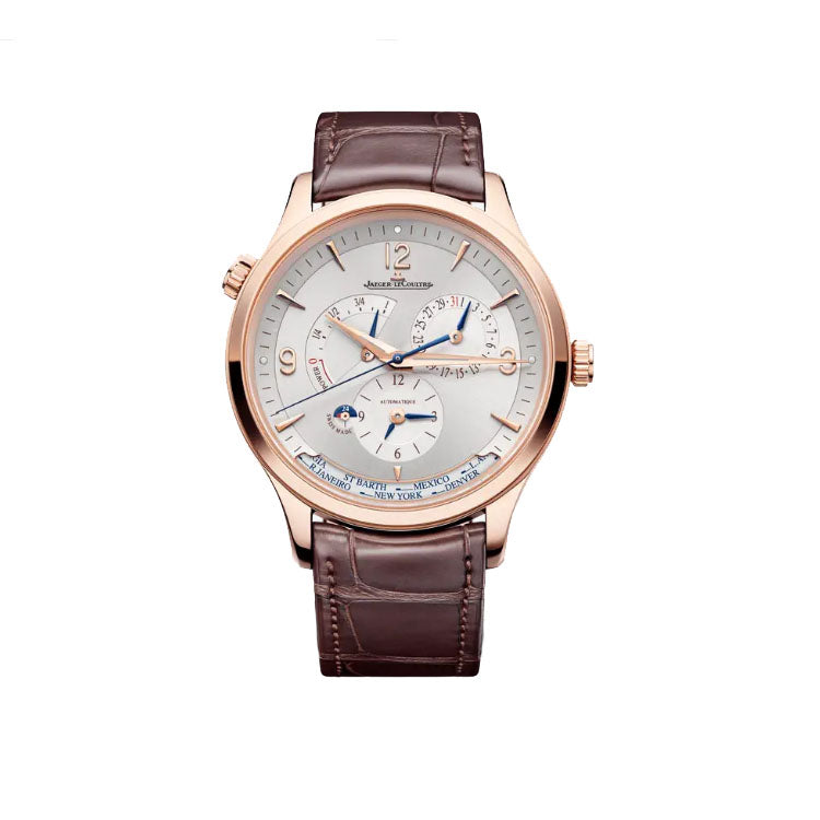 Geographic 40mm Pink Gold Silver Dial